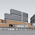 Modern Commercial Building Commercial Complex 3d model
