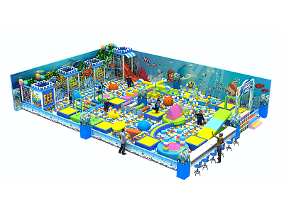 Modern Naughty Castle Playground Children's Paradise Entry Naughty Castle 3d model