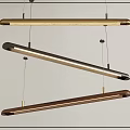 Modern chandelier combination 3d model