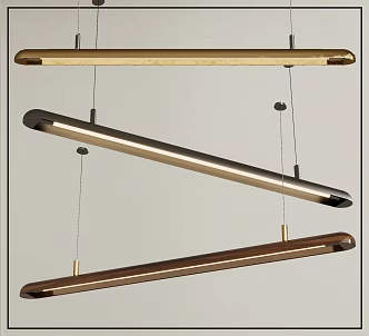 Modern chandelier combination 3d model