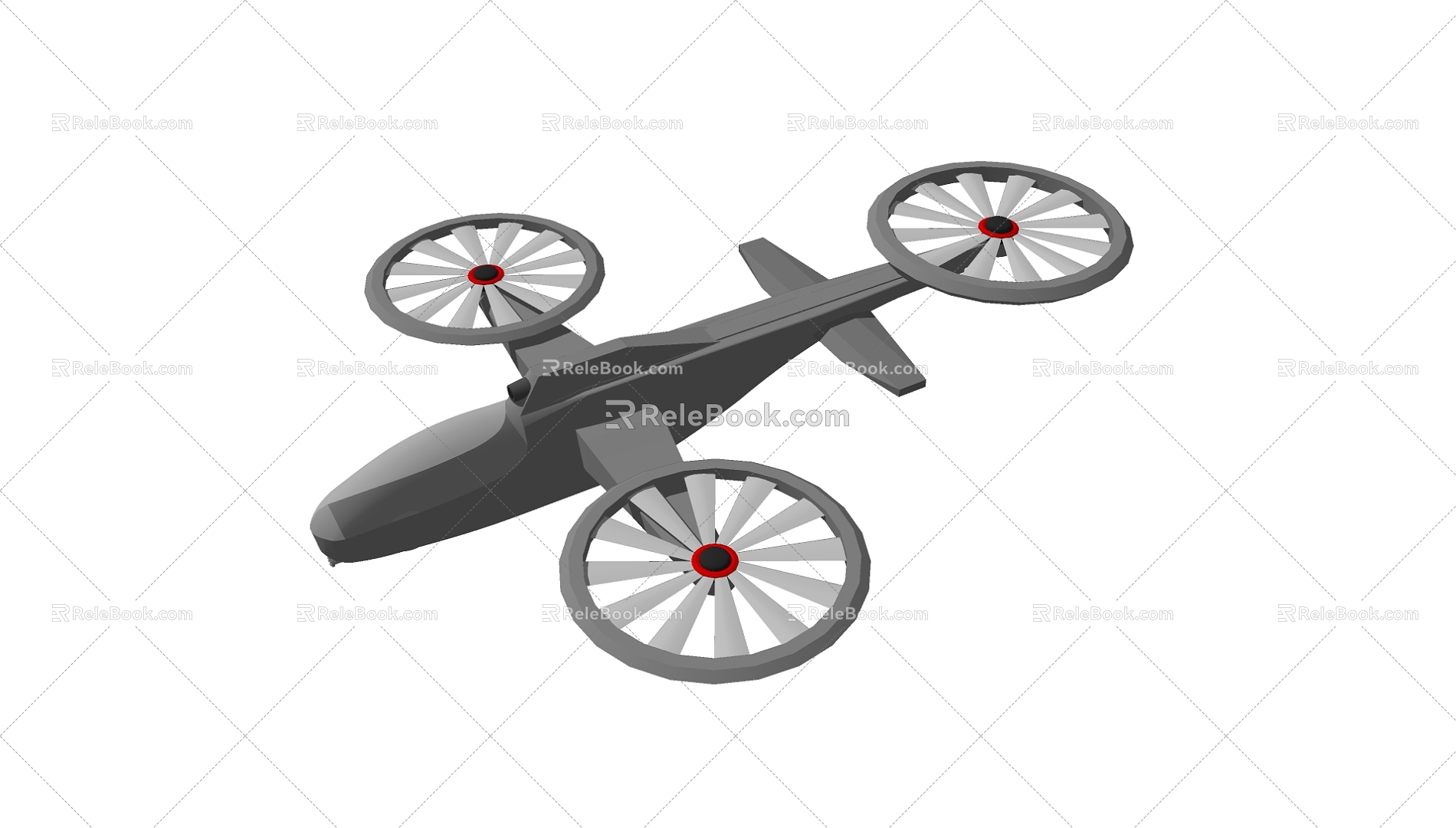 Helicopter 3d model