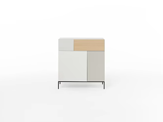 Nordic Sideboard Modern Tea Cabinet Storage Cabinet Decorative Cabinet Entrance Storage 3d model