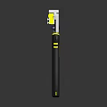 Professional Black And Yellow Wire Stripper Tool With Ergonomic Grip And Sharp Blades 3d model