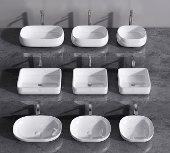 Modern wash basin table basin wash basin 3d model