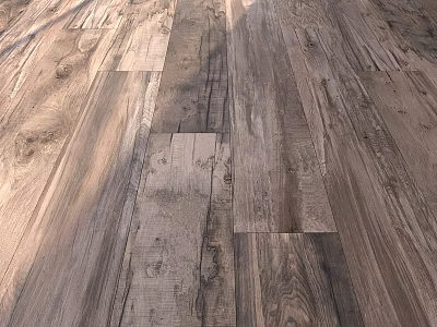 Natural Wood Grain Floor Planks With Vintage Style And Multi Tone Texture 3d model