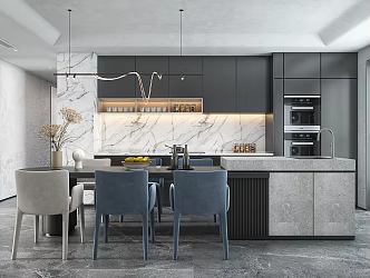 Modern Restaurant 3d model