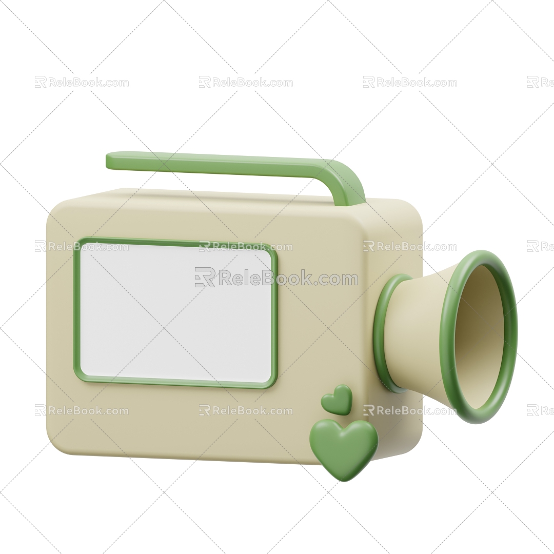 Modern Camera Camera Cartoon Camera 3d model