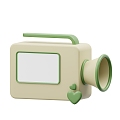 Modern Camera Camera Cartoon Camera 3d model