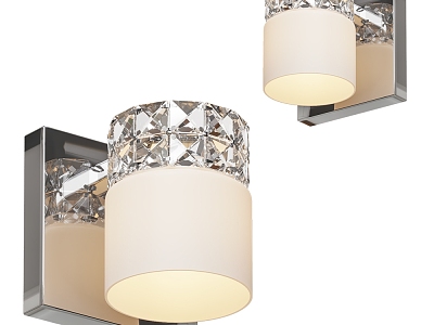 Modern Crystal Wall Lamp 3d model