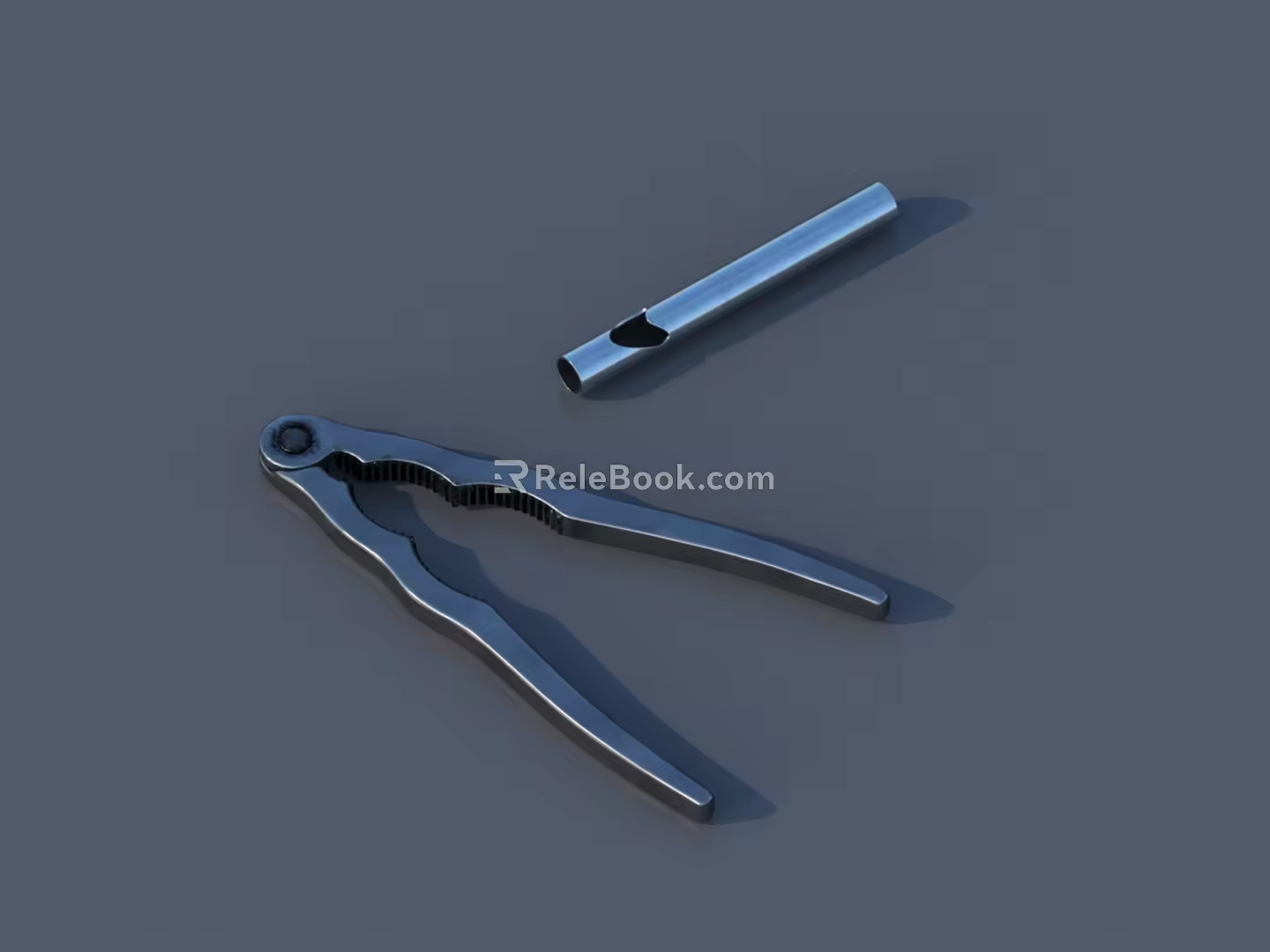 Walnut Clip 3D Model 3d model