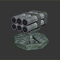 laser tower turret turntable sci-fi tower defense game tower defense sci-fi turret game turret game turret 3d model