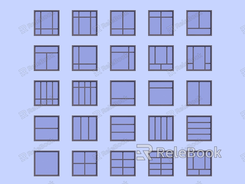 Modern windows each window element model