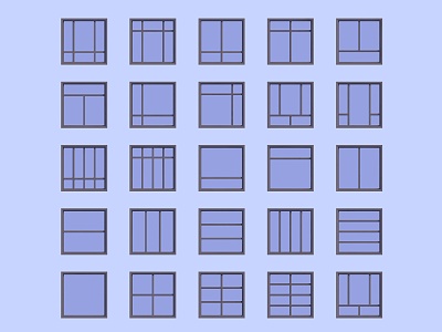 Modern windows each window element model