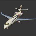 Sleek Modern Passenger Jet Exterior With White Gray Body Red Accents And Aerodynamic Wings