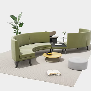 Leisure Sofa Office Leisure Sofa Shopping Mall Leisure Sofa Lounge 3d model