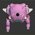 Modern Mech Warrior Mech Soldier Machine Battleguard Mechanical Battleguard 3d model