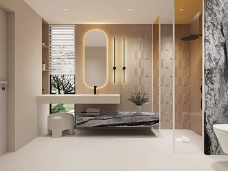 Modern Toilet Minimal Toilet 3d model