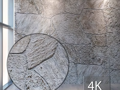 Natural Stone Wall Components With Detailed Texture And 4K High Definition Design 3d model