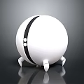 Modern Sci-Fi Car Spherical Car Spherical Robot Endless Train 3d model
