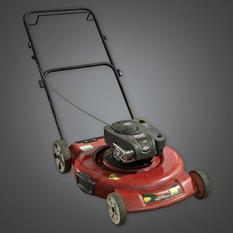 Modern Weeder Lawn Mower 3d model