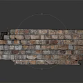 Wood Stone Decorative Material Sample with Stepped Structure Natural Texture and Color Tones