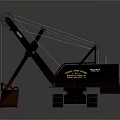 Powerful Crawler Excavator Utility Vehicle with Boom Arm Bucket and Tracked Chassis