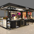 Meibuer Cosmetics Store With Modern Design Display Cabinets And Advertising Billboard