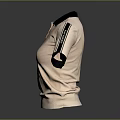 Pink Short Sleeve Polo Shirt With Dark Collar And Cuffs Buttoned Design Apparel
