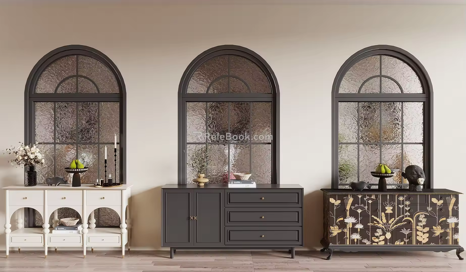 French Entrance Cabinet 3d model