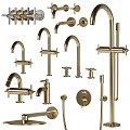 Various Modern Golden Faucet Designs For Kitchen And Bathroom Use