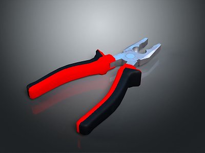 Pipe pliers vise bench vise wrench tool hardware tool processing tool furniture 3d model