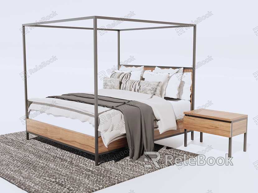 Double bed model