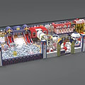 Colorful Indoor Kids Playground With Ball Pit Slides Climbing Structures And Cartoon Decorations