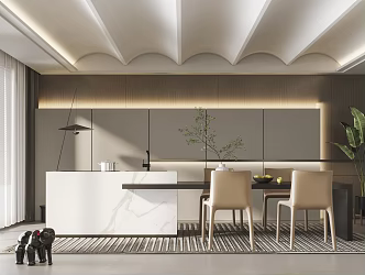 Modern Restaurant 3d model