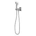Modern Bathroom Storage Shelf with Gold Silver Metal Shower Accessories Organizer