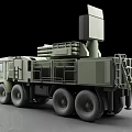 armor s1 short-range air defense missile launching vehicle ground-to-air missile 3d model