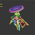 Mech Warrior Mech Soldier Machine Battlearm Mechanical Battlearm Machine Fighter Robot 3d model