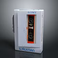 Sony Walkman Recorder Vintage Recorder Card Machine Tape Retro Recorder 3d model