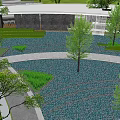 Residential Landscape Design With Curved Paths Lush Trees And Layered Greenery