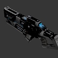 Sci-fi Assault Gun 3d model