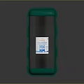 Green Storage Furniture With Lockable Latches Hard Shell Design And Front Label Compartment