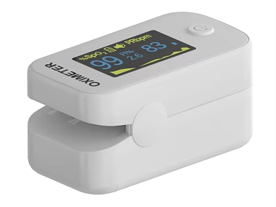 pulse oximeter blood glucose meter 3d model