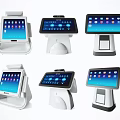 Public Facilities Self Service Terminals With Touchscreen Interface And Various Designs