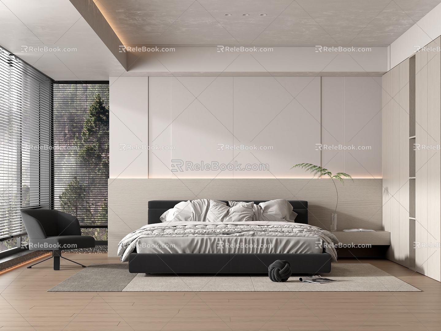 Modern Bedroom 3d model