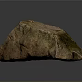 Natural Mossy Stone With Rough Surface And Organic Shape For Decorative Use