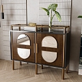 European-style Sideboard 3d model