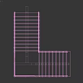Modern Floating Staircase With Glass Railings And Wooden Treads