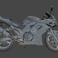 Sleek Modern Sport Motorcycle Design With Silver Body And Black Seat