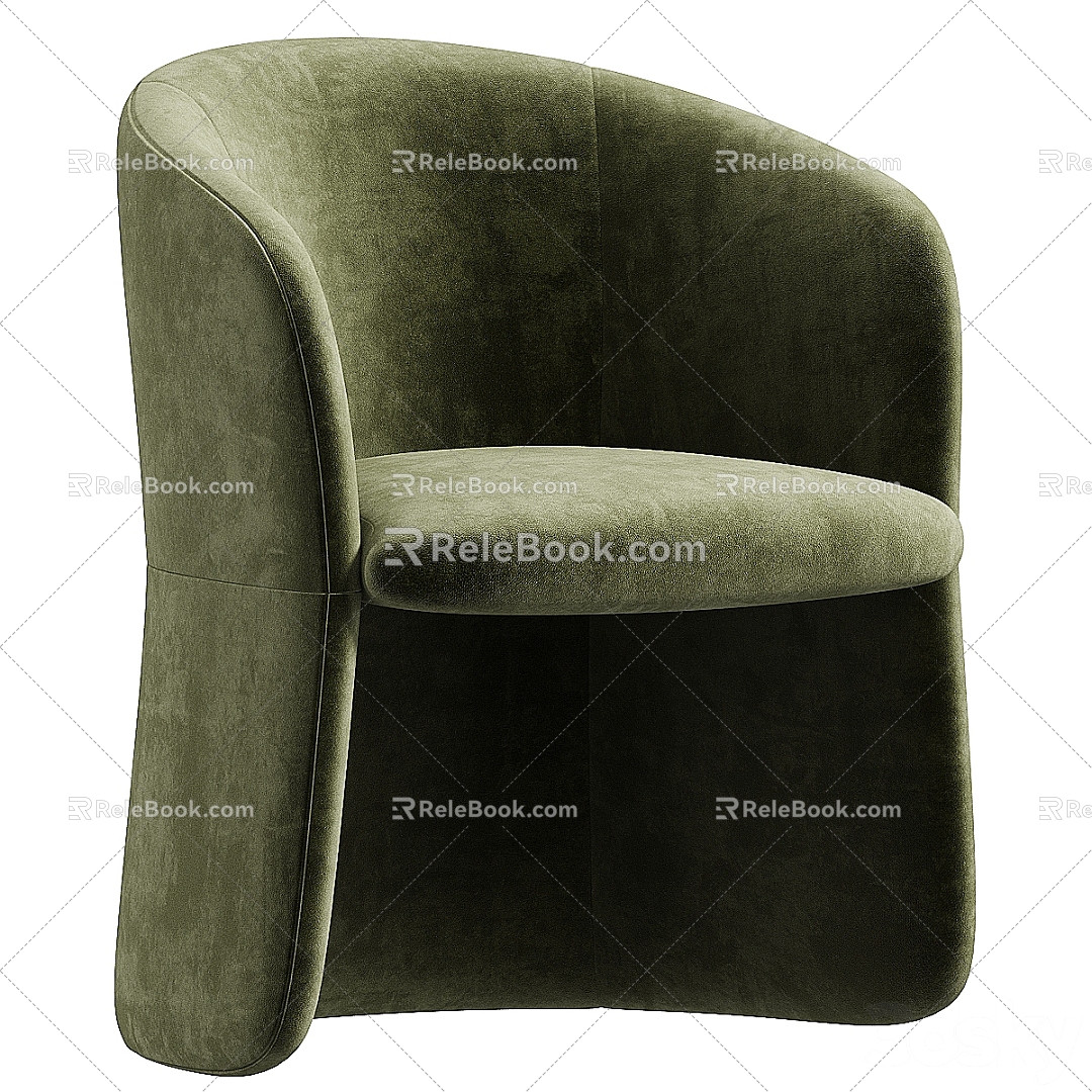 JANETTE lounge chair 3d model