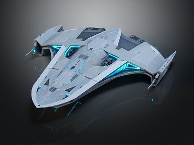 Modern Fighter Sci-fi Fighter 3d model